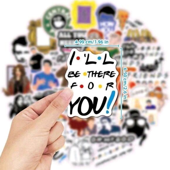 F.R.I.E.N.D.S. Show Assorted Stickers - Picture 6 of 7